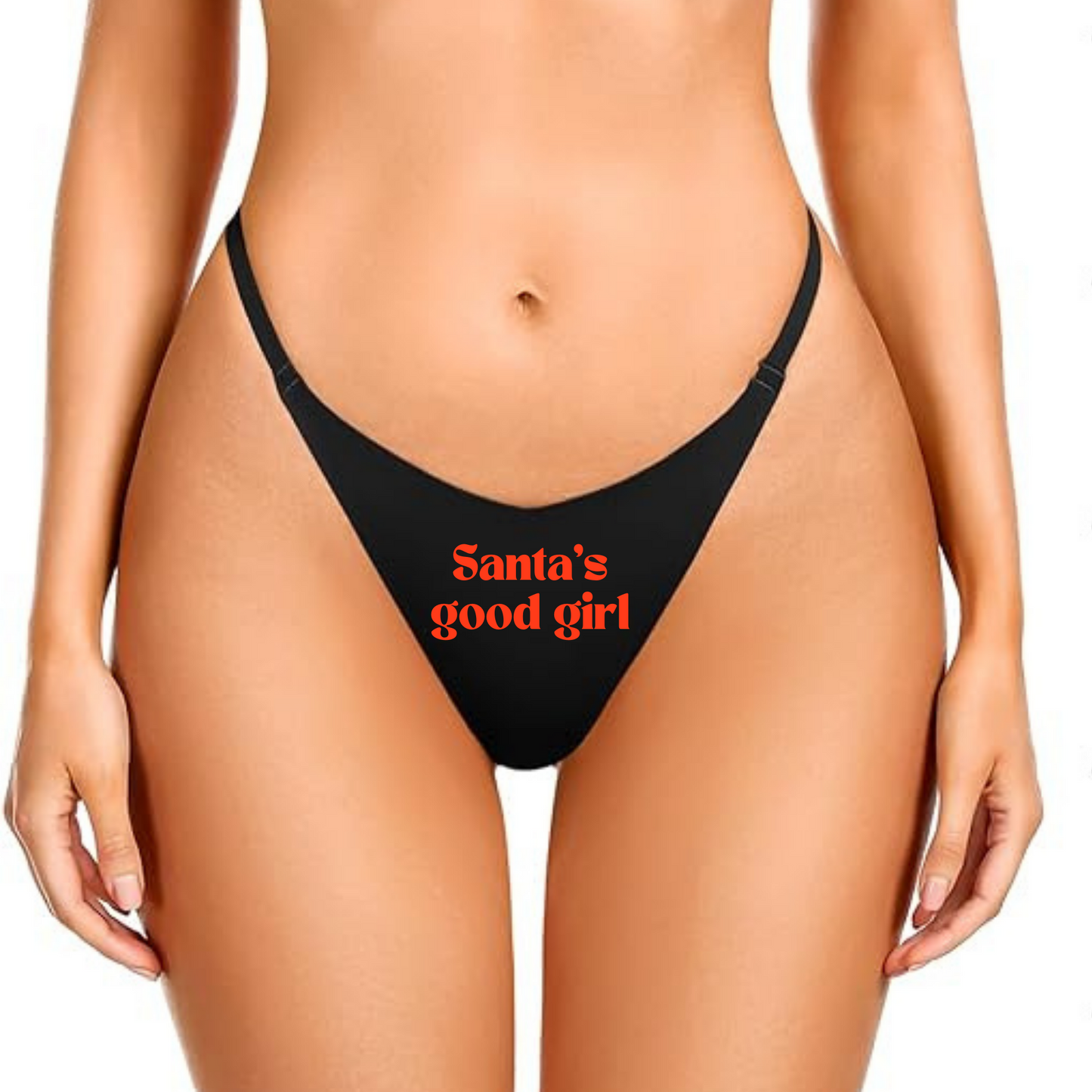"Santa's Good Girl" Women's Thong