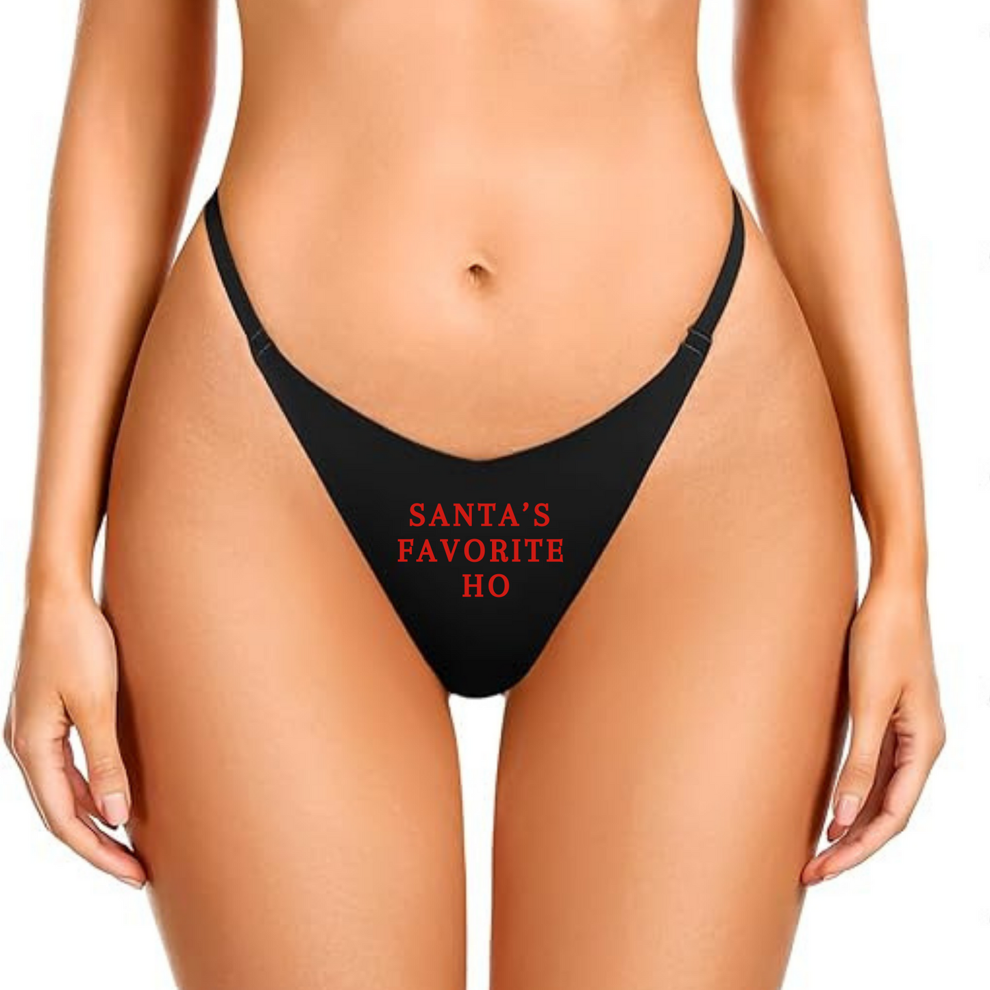 "Santa's Favorite Ho" Women's Thong
