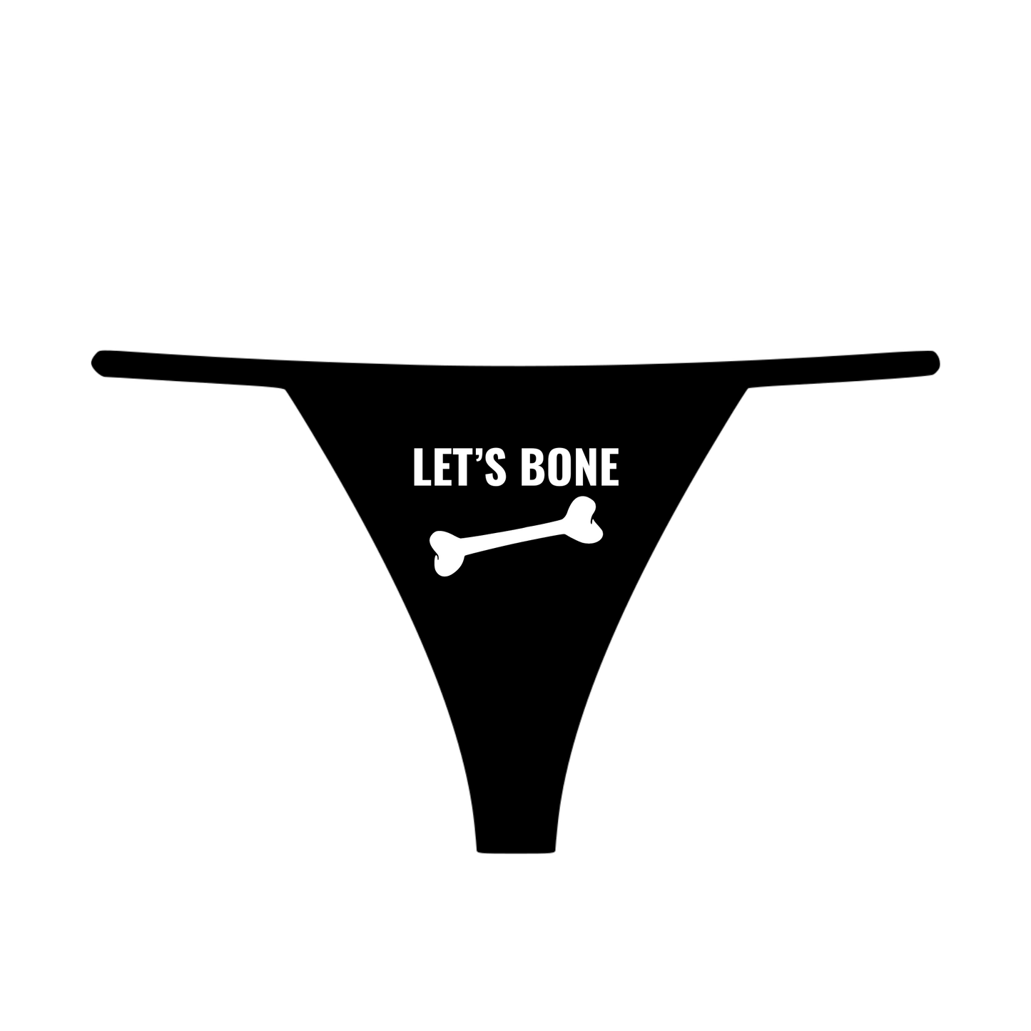 "Let's Bone" Women's Thong