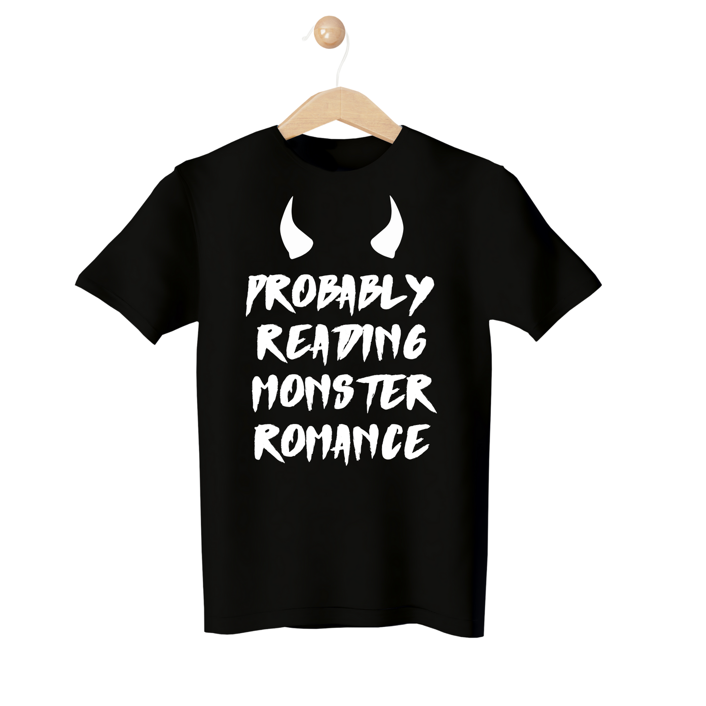 "Probably Reading Monster Romance" T-Shirt