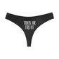 "Trick or Treat" Women's Thong