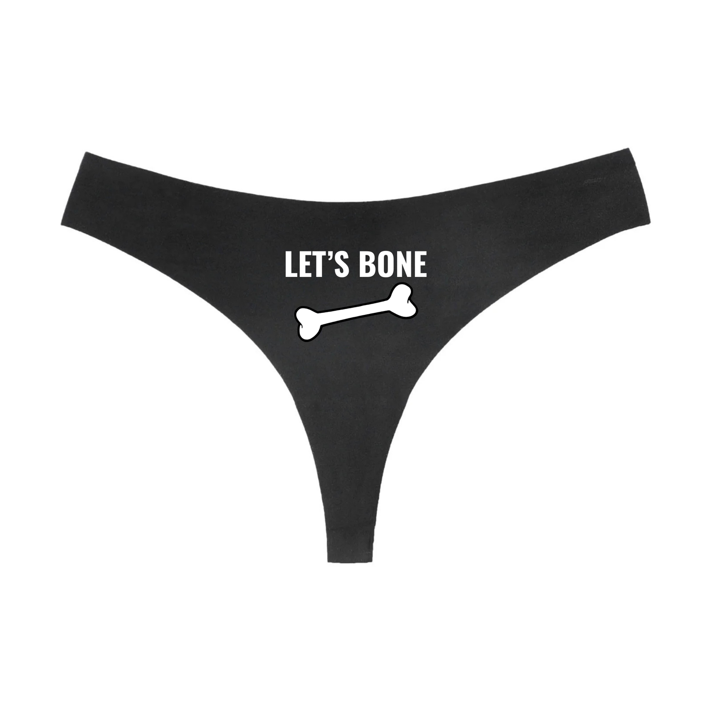 "Let's Bone" Women's Thong