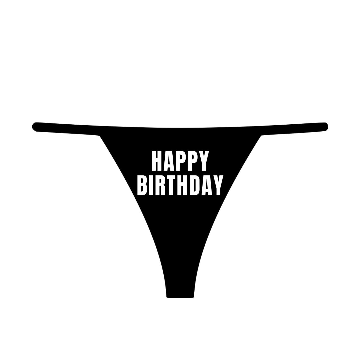 "Happy Birthday" Women's G-String