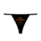 "Hey Pumpkin" Women's Thong