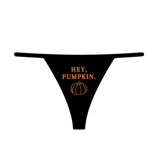 "Hey Pumpkin" Women's Thong