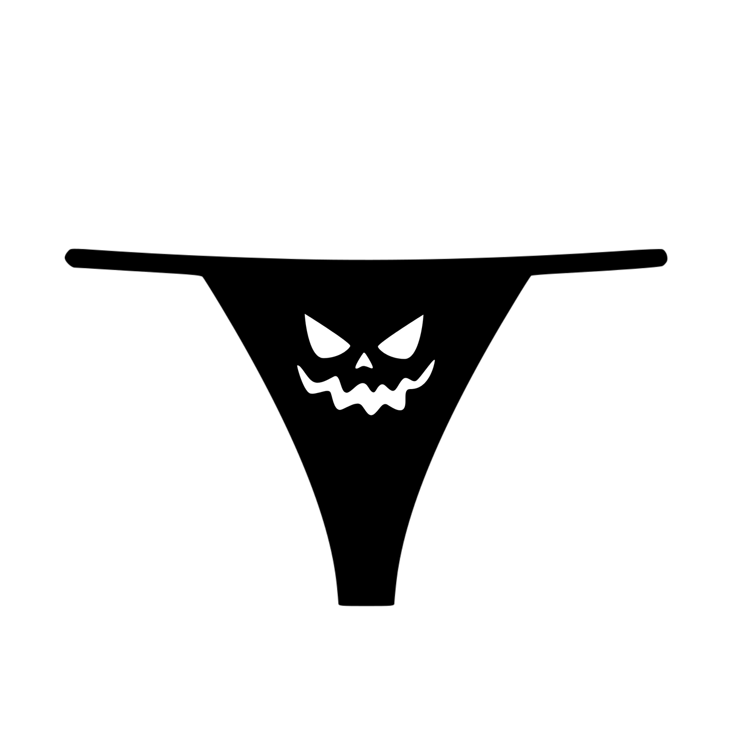 "Pumpkin Face" Women's Thong