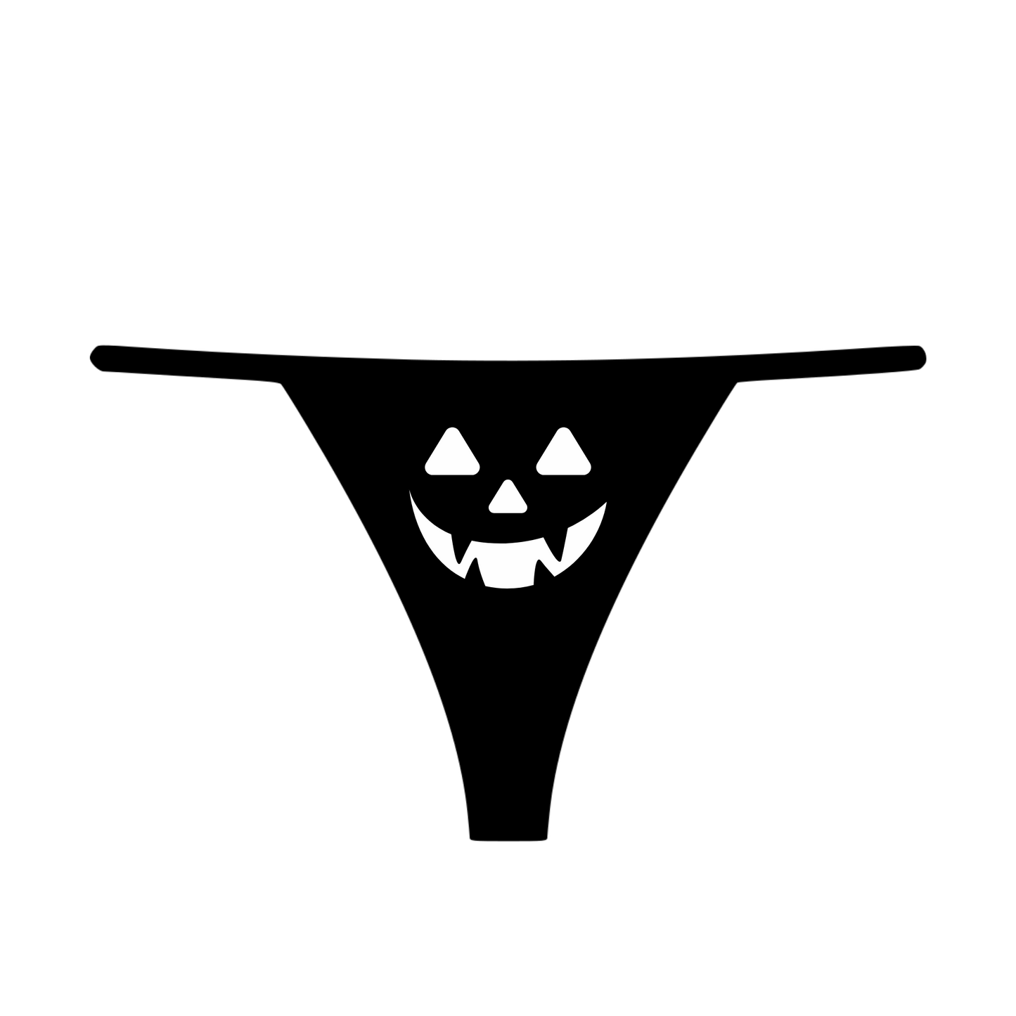 "Pumpkin Face 2.0" Women's Thong