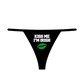 "Kiss Me I'm Irish" Women's G-String