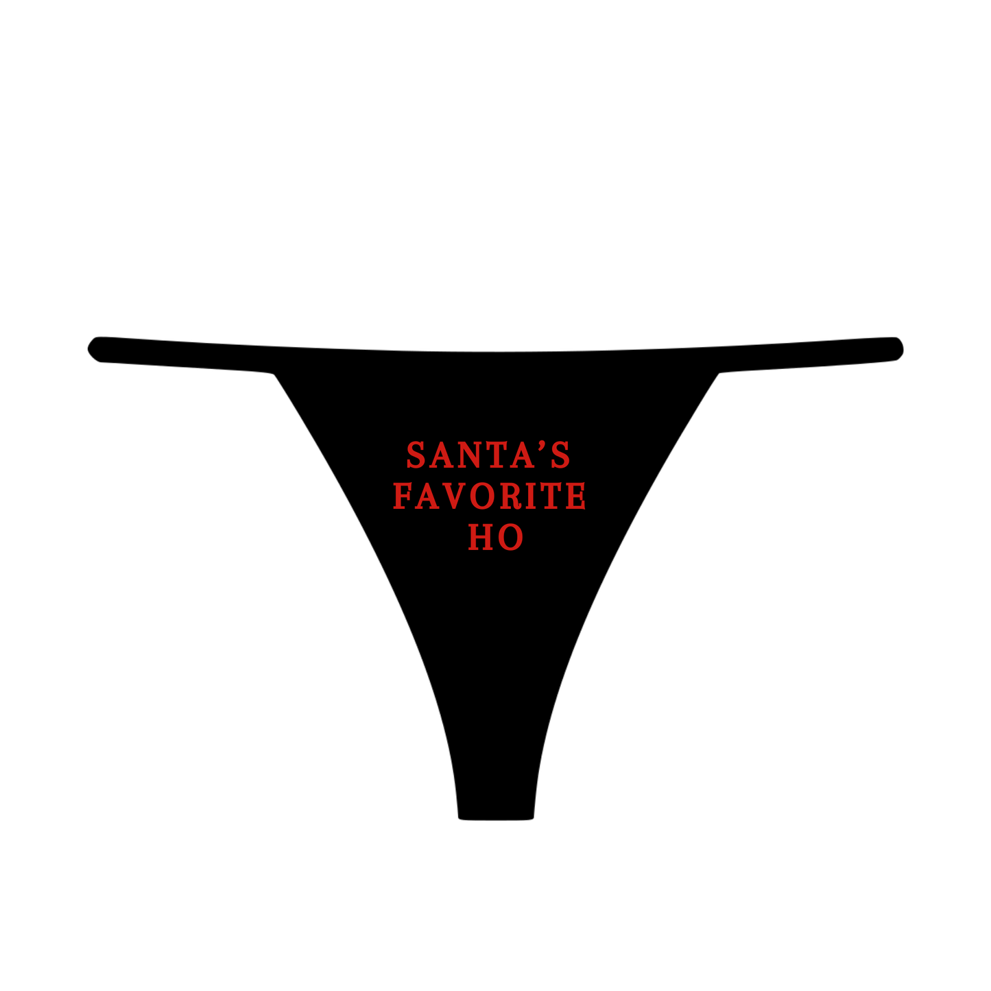 "Santa's Favorite Ho" Women's G-String