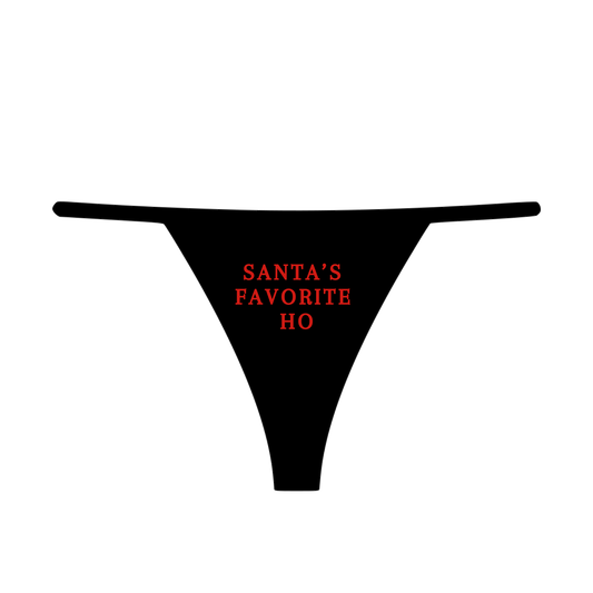 "Santa's Favorite Ho" Women's G-String