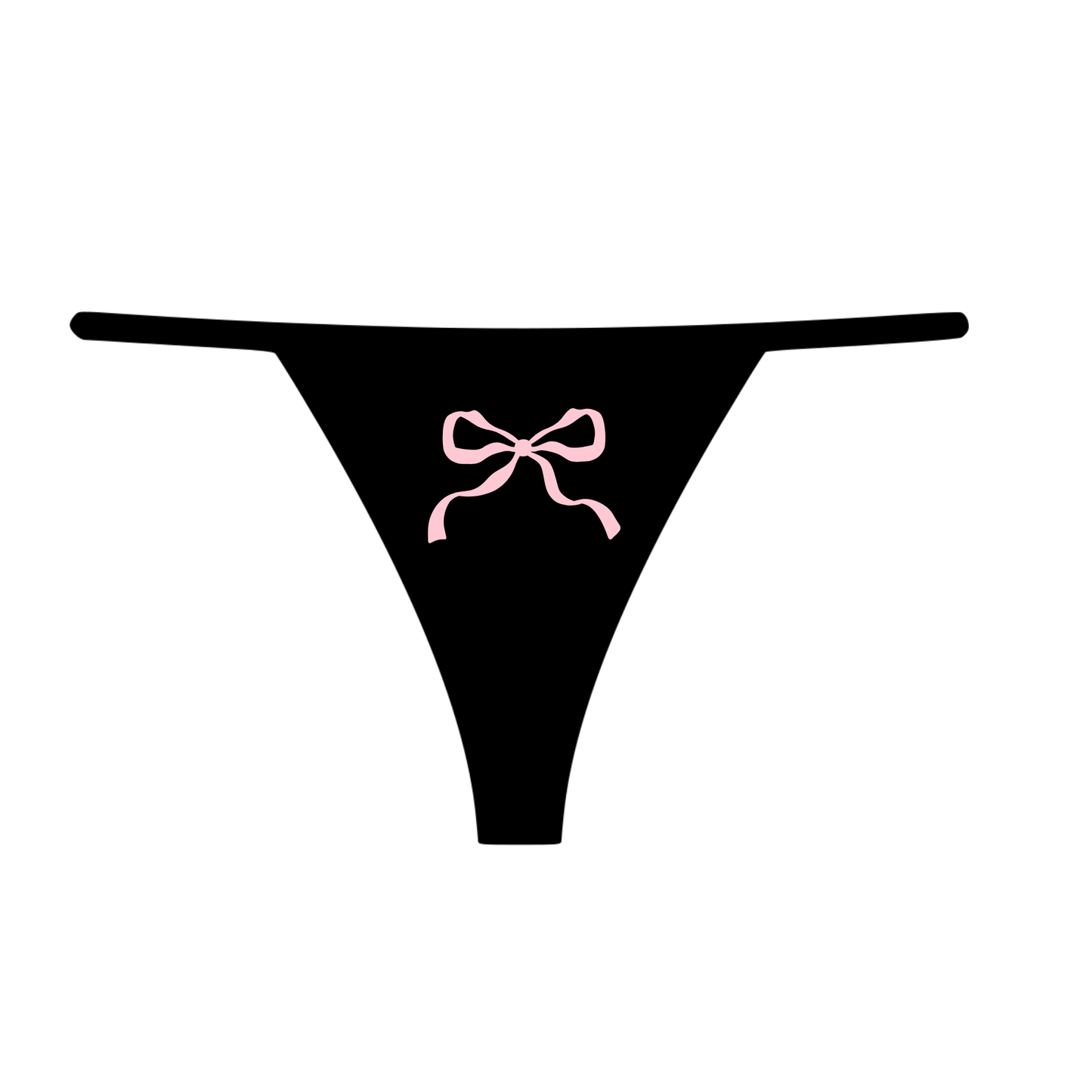 "Pink Bow" Women's Thong