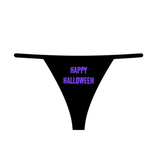 "Happy Halloween" Women's Thong