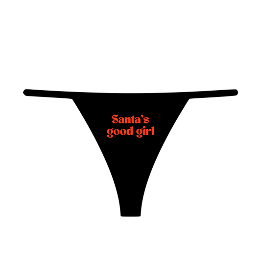 "Santa's Good Girl" Women's G-String