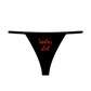 "Santa's Slut" Women's Thong