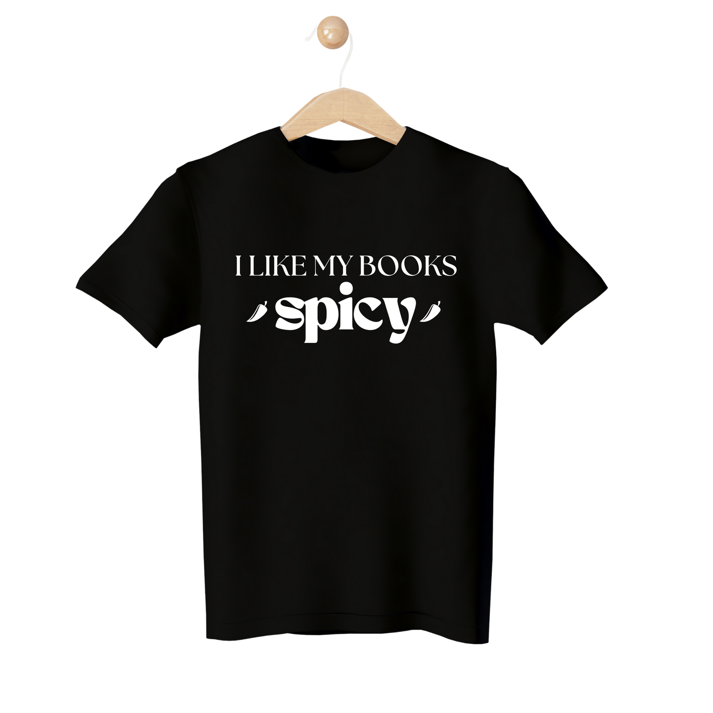 "I Like My Books Spicy" T-Shirt